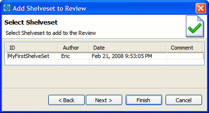 Add Shelvesets Add Shelvesets