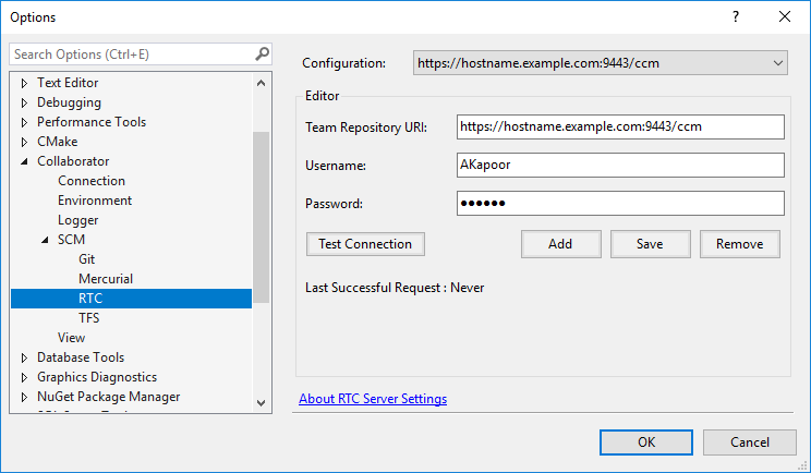 RTC configuration RTC configuration
