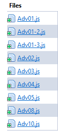 File list