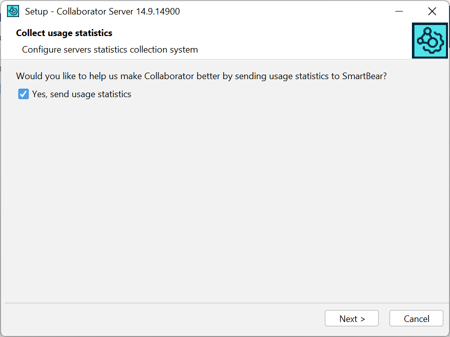 Installation wizard: The Advanced Options check box Installation wizard: The Advanced Options check box