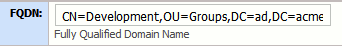 FQDN of the group