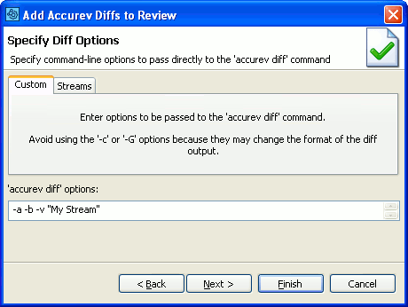 Add AccuRev Diffs Add AccuRev Diffs