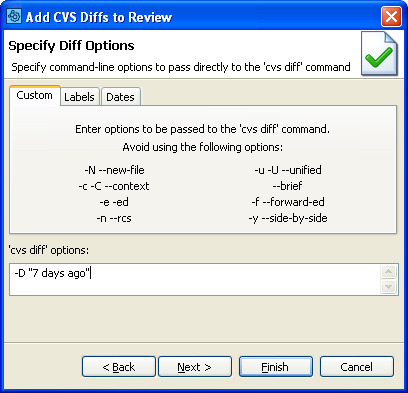 Add CVS Diffs Add CVS Diffs