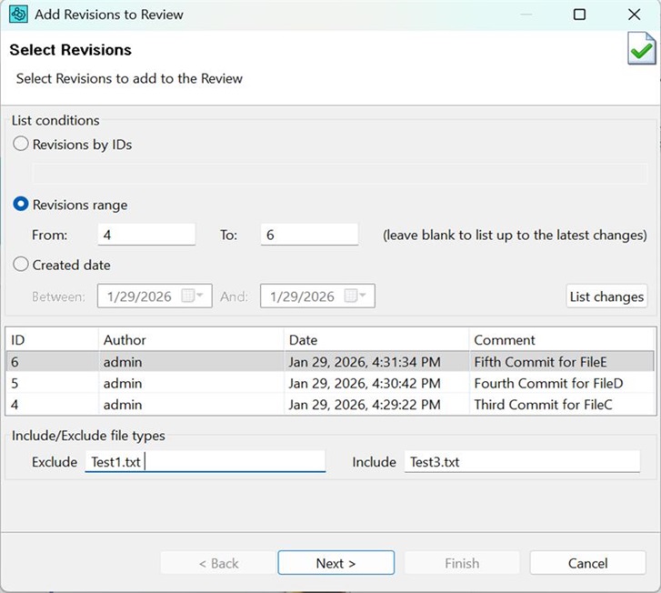 Add Subversion Revisions Add Subversion Revisions