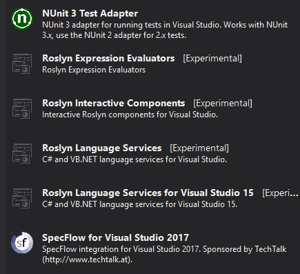 Visual Studio IDE Extensions