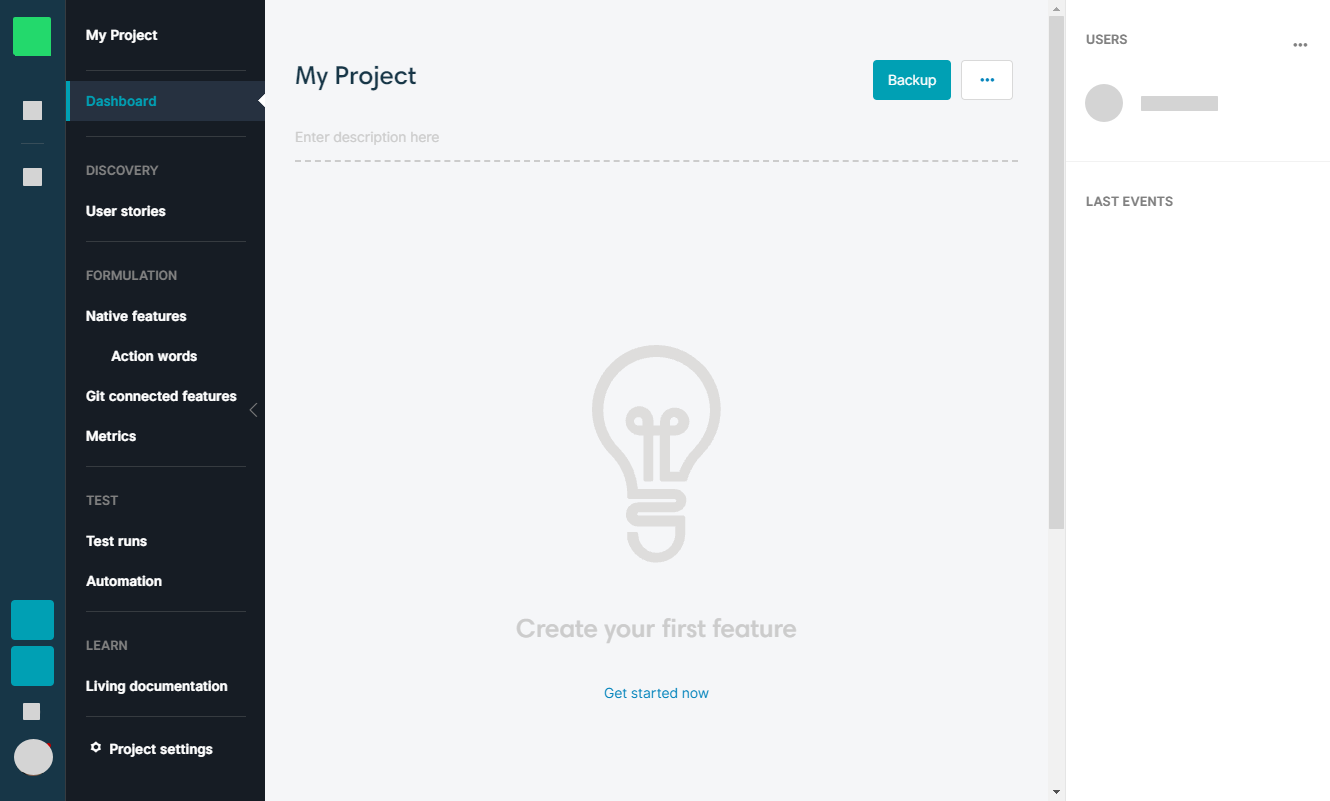 The Project Dashboard