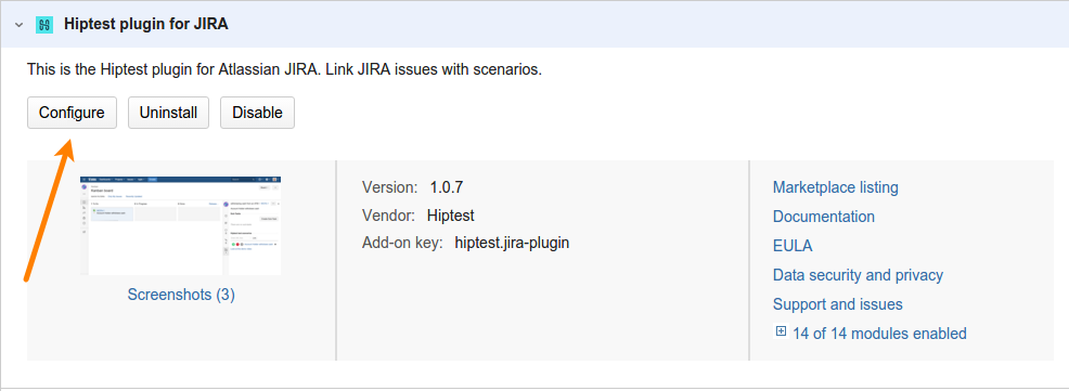 Jira Server config for CucumberStudio Enterprise