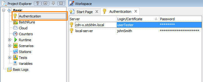 Authorization support in LoadComplete: Enter credentials