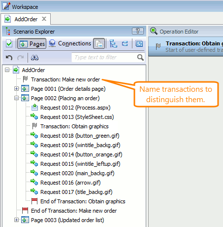 Rename Transaction operations