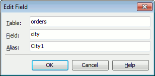 Edit Field Dialog