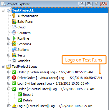 Project Log Structures