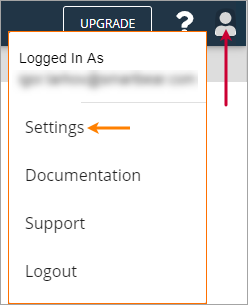 Toolbar: Settings