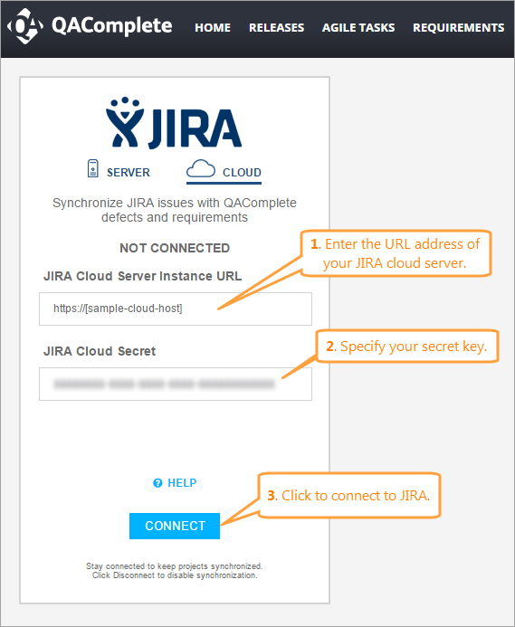 QAComplete integration with JIRA: Connecting to JIRA Cloud from QAComplete QAComplete integration with JIRA: Connecting to JIRA Cloud from QAComplete