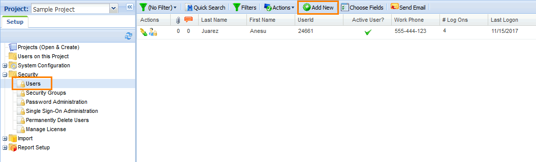 QAComplete Administrator Tutorial: Create a user QAComplete Administrator Tutorial: Create a user