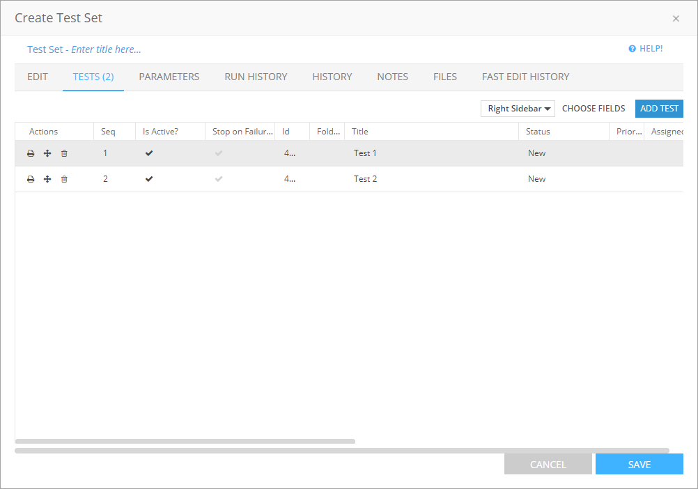QAComplete User Tutorial: Add tests to the test set QAComplete User Tutorial: Add tests to the test set