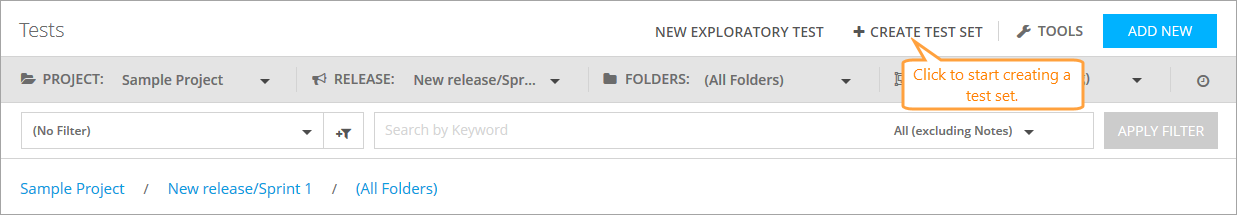 QAComplete User Tutorial: The Create Test Set button QAComplete User Tutorial: The Create Test Set button