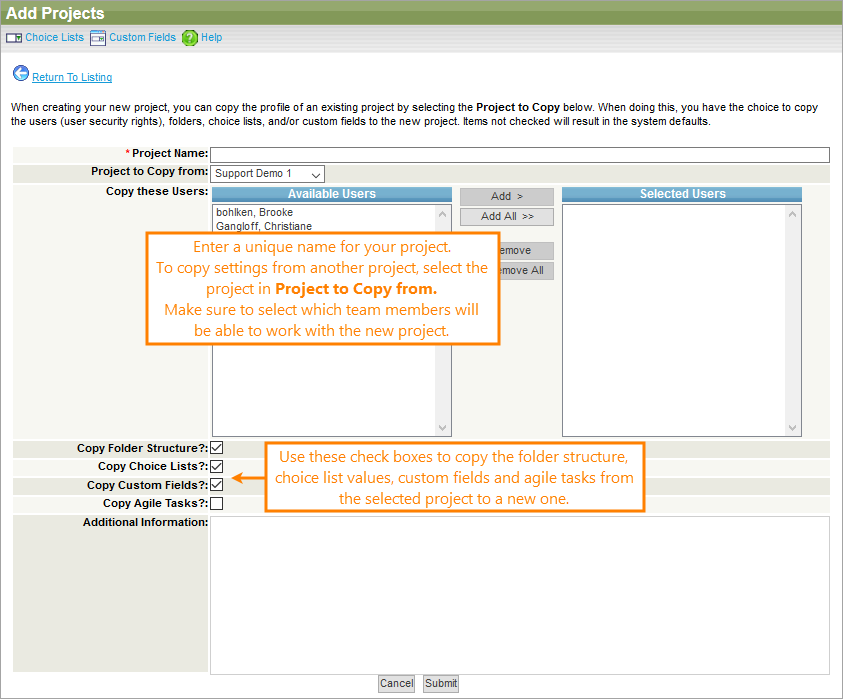 Copying users Copying users