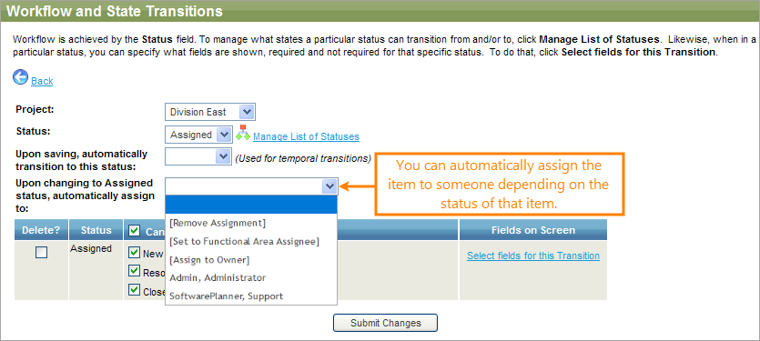The automatic assignment The automatic assignment