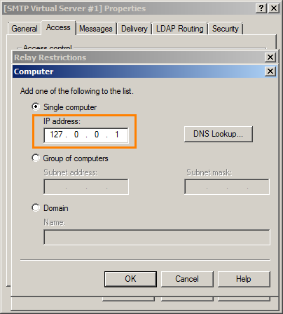 Installing QAComplete: Specify the computer