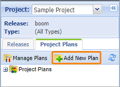 The Add New Plan button location