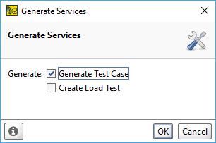 The Generate Services Dialog