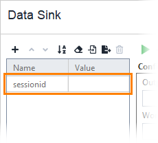 Excel DataSink Example: Adding data sink property