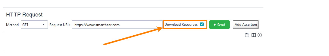 Download Resources option