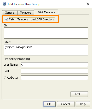 Fetch Members from LDAP Directory