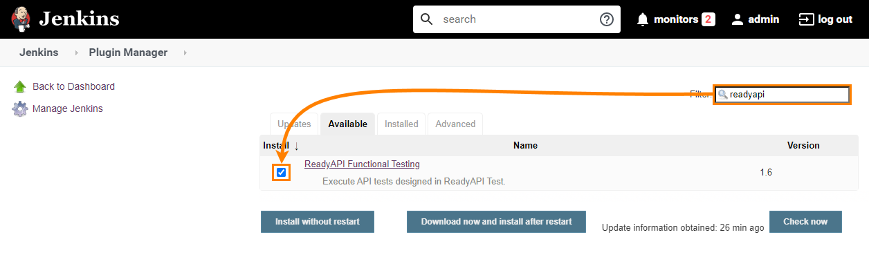 Automating ReadyAPI: Select ReadyAPI Functional Testing Plugin
