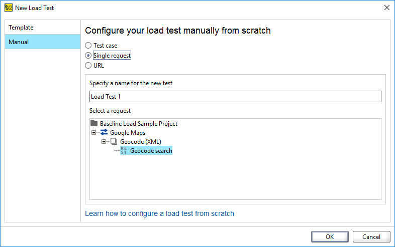 API load testing with ReadyAPI: The New Load Test Dialog