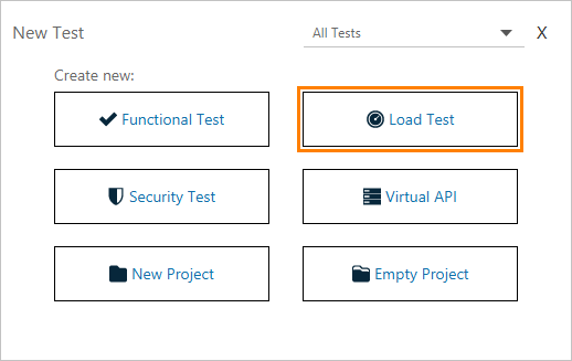 API load testing with ReadyAPI: Create a load test