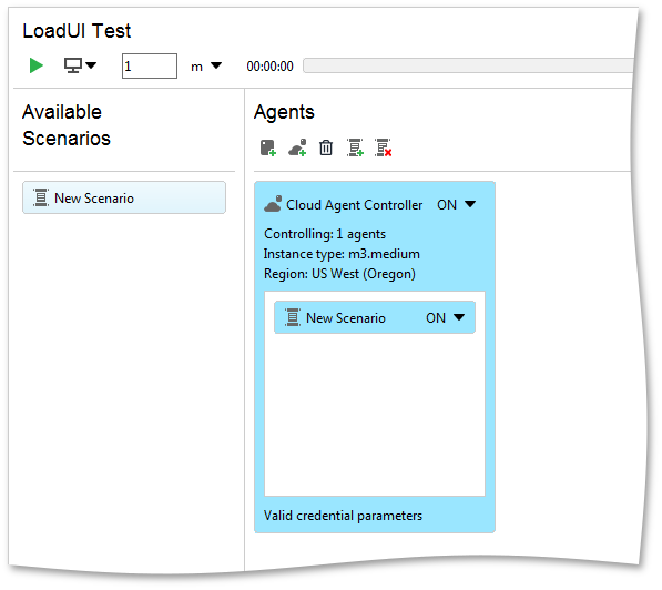 API distributed cloud testing with ReadyAPI: Created Cloud Test