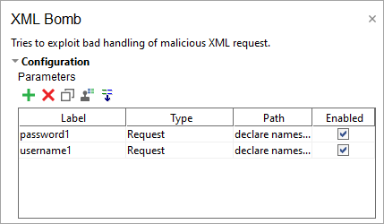 ReadyAPI: Configuring the XML Bomb scan