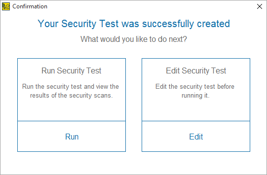 ReadyAPI: Running a newly created security test