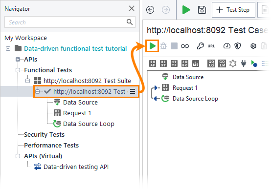 ReadyAPI: Running the test case