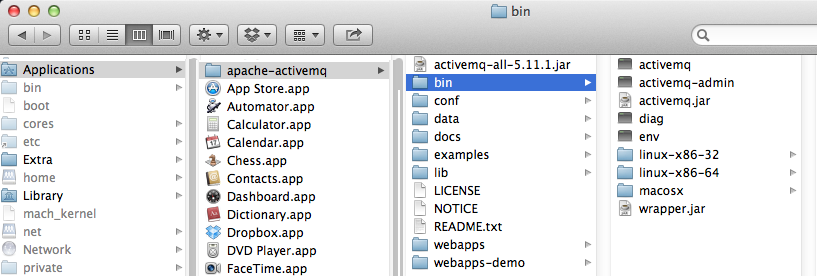 JMS Testing: The ActiveMQ installation on macOS