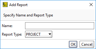 ReadyAPI: The Add Report dialog