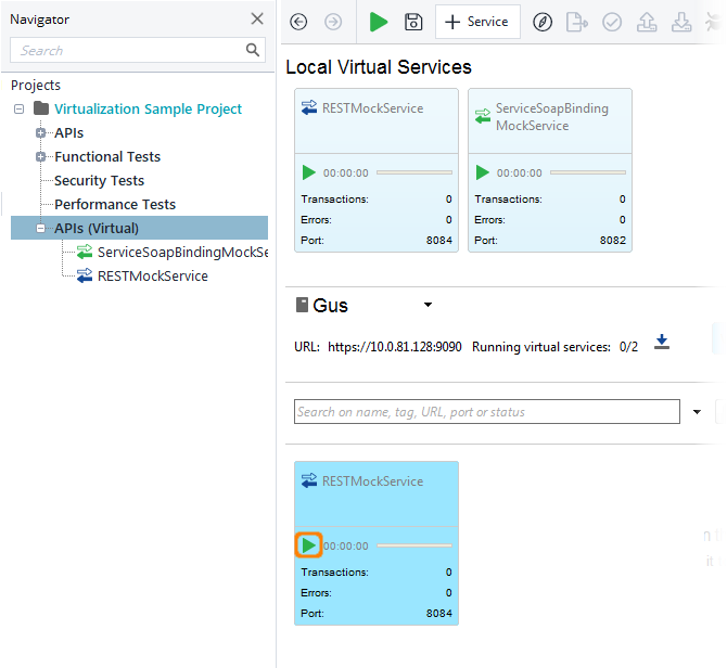 Service virtualization and API testing: Running a virtual service on VirtServer