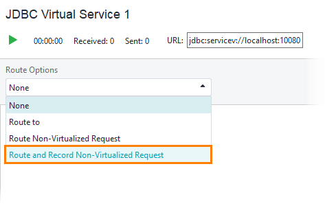 JDBC service virtualization and database testing: Enable routing