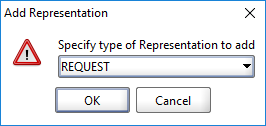 The Add Representation dialog