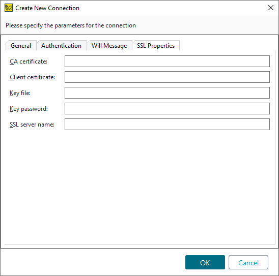 SSL Properties MQTT Testing in ReadyAPI: SSL Properties