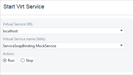 Virtual Service Runner test step editor Virtual Service Runner test step editor