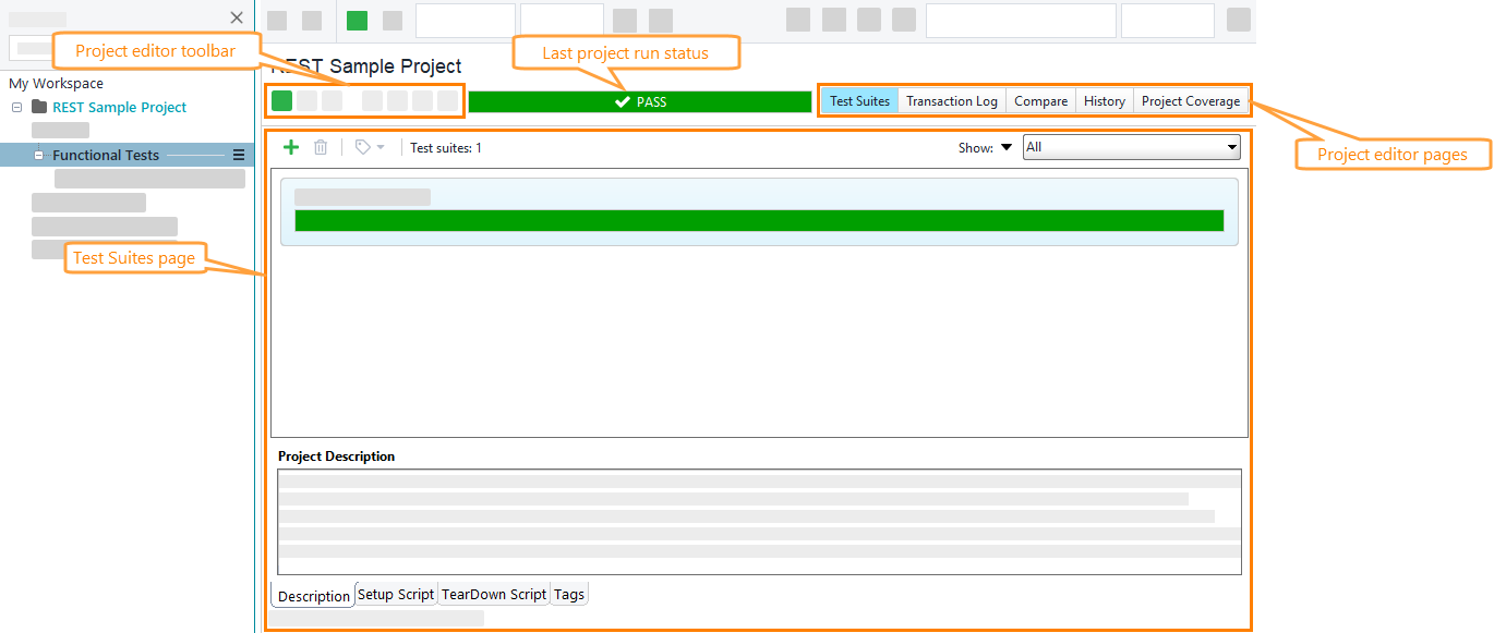 Project editor Project editor
