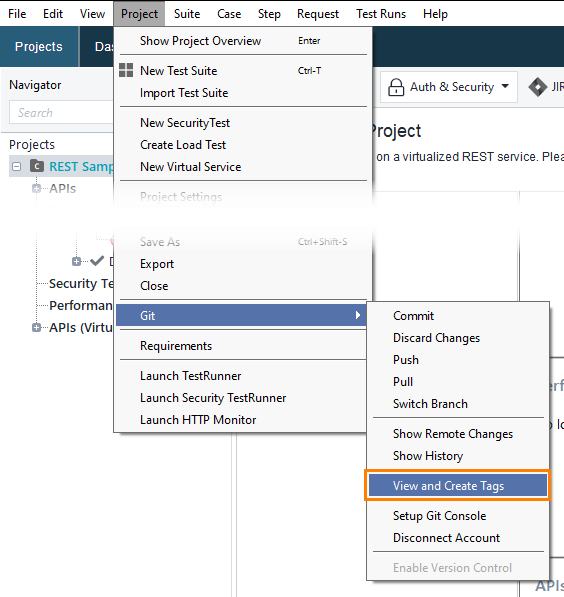 Git integration: Show Remote Changes command in main menu