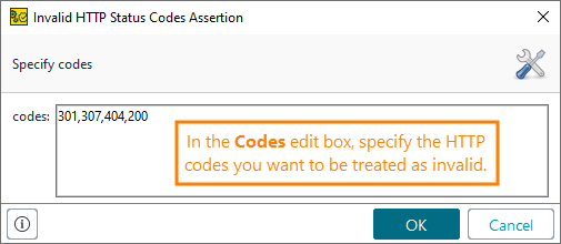 ReadyAPI: Configuring the Invalid HTTP Status Codes assertion ReadyAPI: Configuring the Invalid HTTP Status assertion