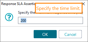 ReadyAPI: Configuring the Response SLA assertion ReadyAPI: Configuring the Response SLA assertion