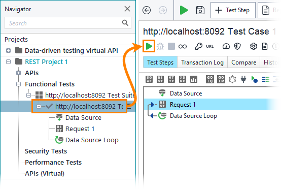 The REST Request test case Functional API testing: The REST Request test case