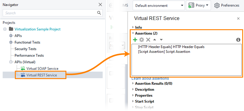 Virtual service assertions Service virtualization and API testing: Virtual service assertions
