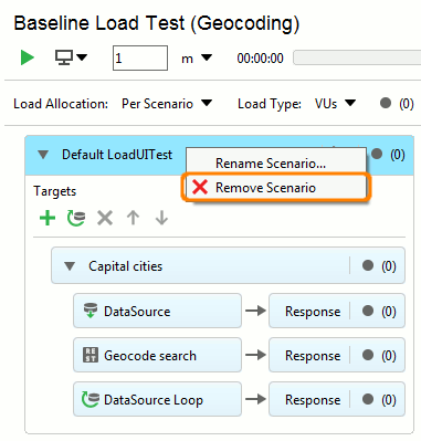 Remove a scenario