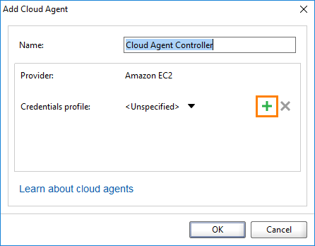 The Add Cloud Dialog